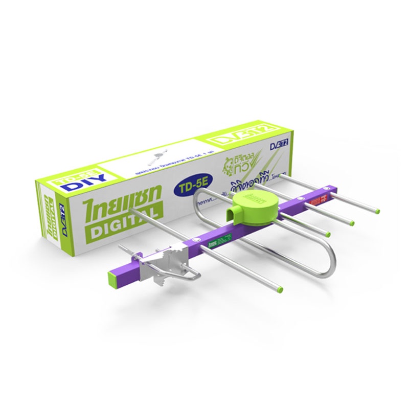 Thaisat Antenna เสาอากาศทีวีดิจิตอล รุ่น TD 5E Outdoor