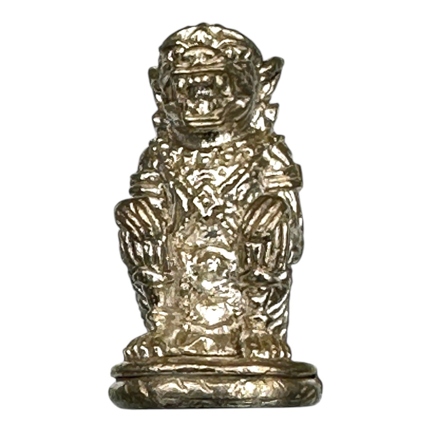 หนุมานลอยองค์อุดกริ่ง พิมพ์ใหญ่ เนื้อสัมฤทธิ์รมดำ หลวงปู่นน จนฺทวิโร วัดเขาพรานธูป จ.ประจวบคีรีขันธ์