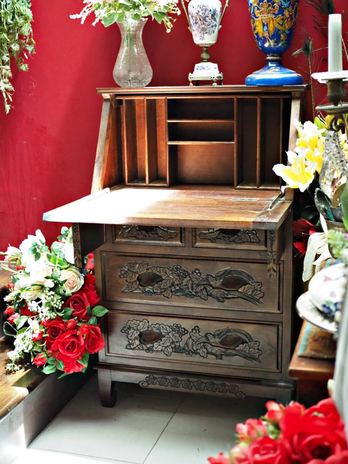 โต๊ะไม้นีโอคลาสสิกงานฝรั่งเศส