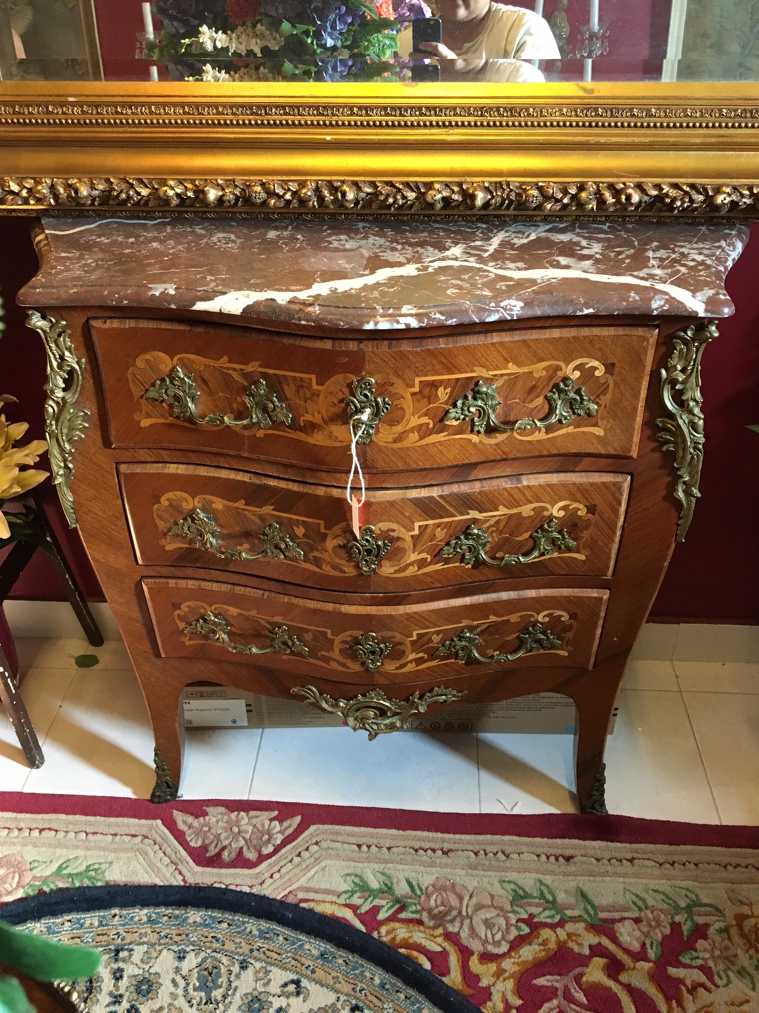 โต๊ะท๊อปหินอ่อนงานฝรั่งเศส