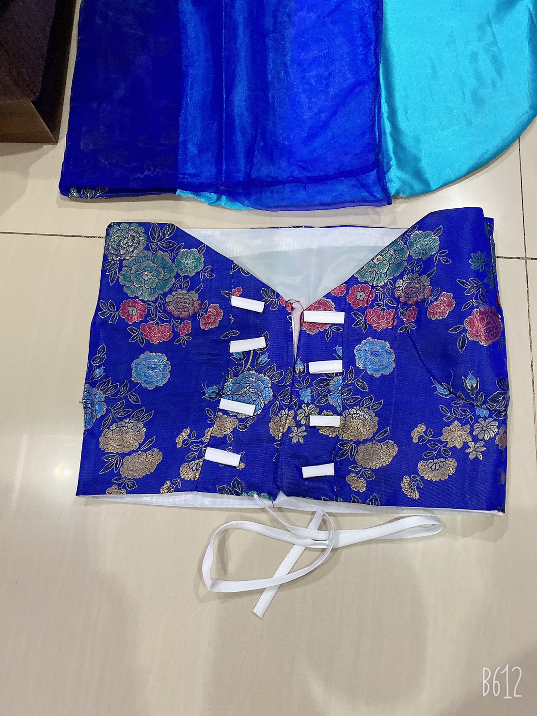 ชุดฮั่น สีฟ้า รหัส BD 118 สินค้าพร้อมส่ง