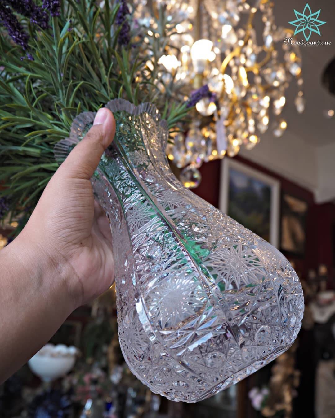 Bohemain Crystal vase