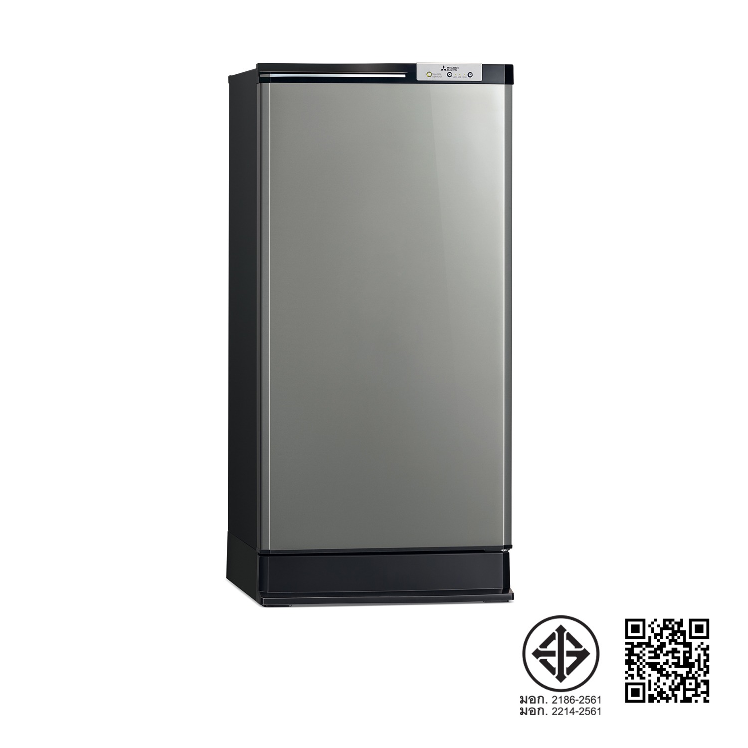 ตู้เย็น Mitsubishi 1ประตู J-SMART DEFROST รุ่น MR-17TJA ความจุ 163/5.8 (ลิตร/คิว)