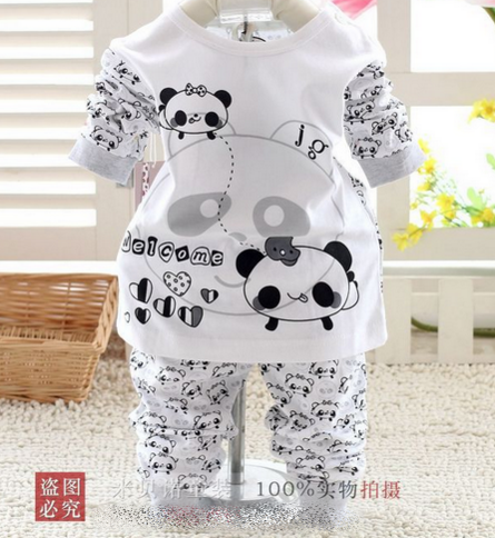 ชุดนอนเด็กเล็ก แขนยาว ขายาว Size 55,60