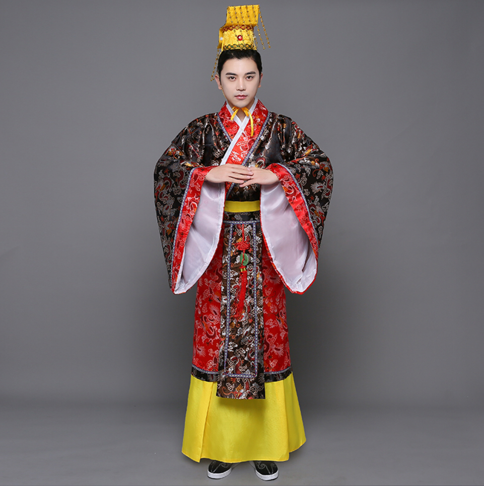 ชุดจักรพรรดิฮั่น สีดำ รหัส KK 107 สินค้าพร้อมส่ง