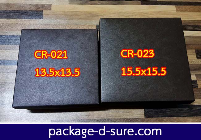 โปรโมชั่น//กล่องคราฟสี่เหลี่ยมจัตุรัส ฝาเปิดบน แยก 2 ชิ้น 13.5x13.5x5 cm