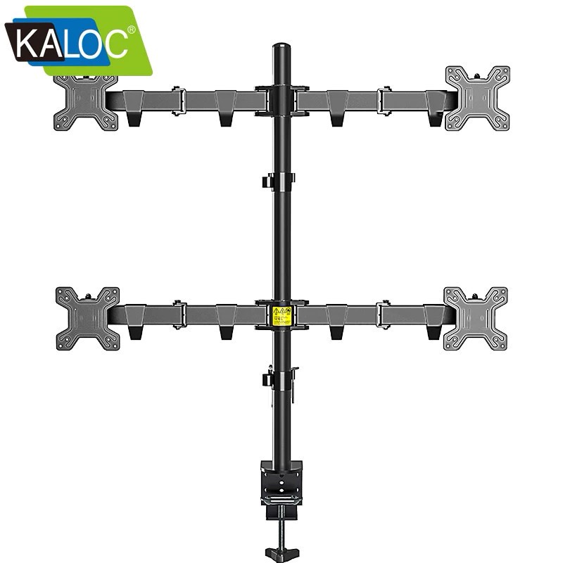ขาตั้งจอคอมแบบ4จอ DW240 หมุนจอได้ ปรับระดับจอได้ ยี่ห้อKALOC