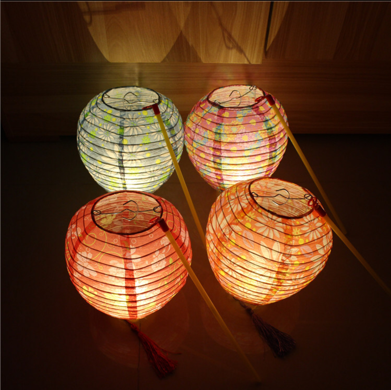 โคมไฟถือ ทรงหยดน้ำสีฟ้า #1 สินค้าพร้อมส่ง