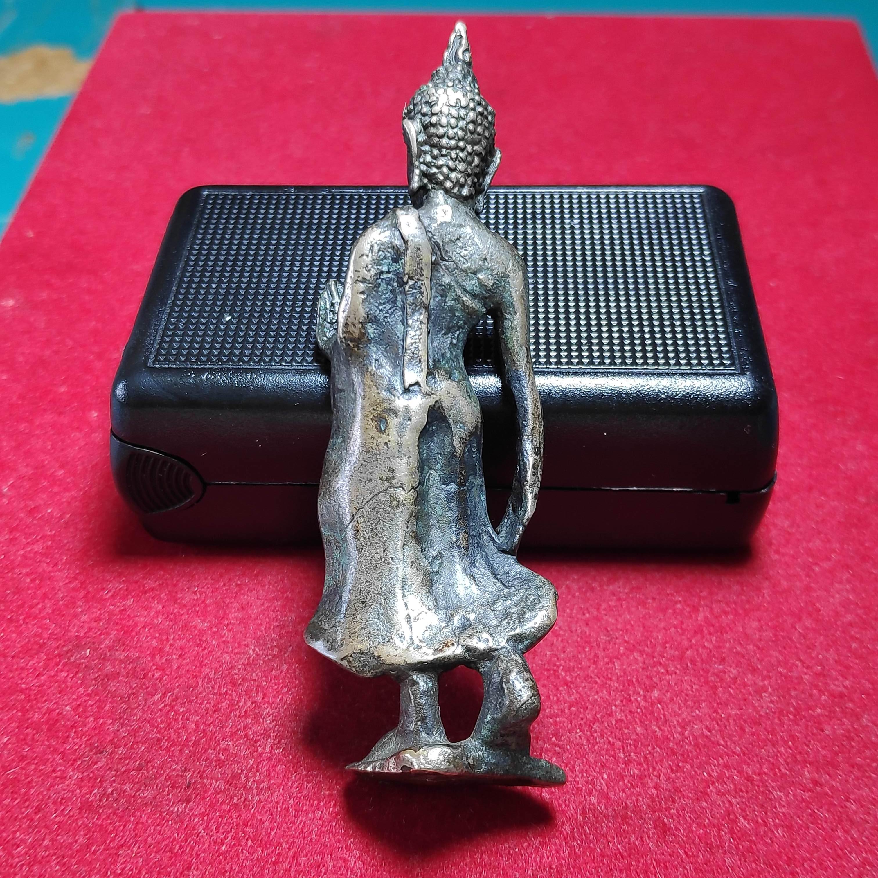 รูปหล่อพระลีลาเนื้อสัมฤทธิ์สูง7เซ็นต์