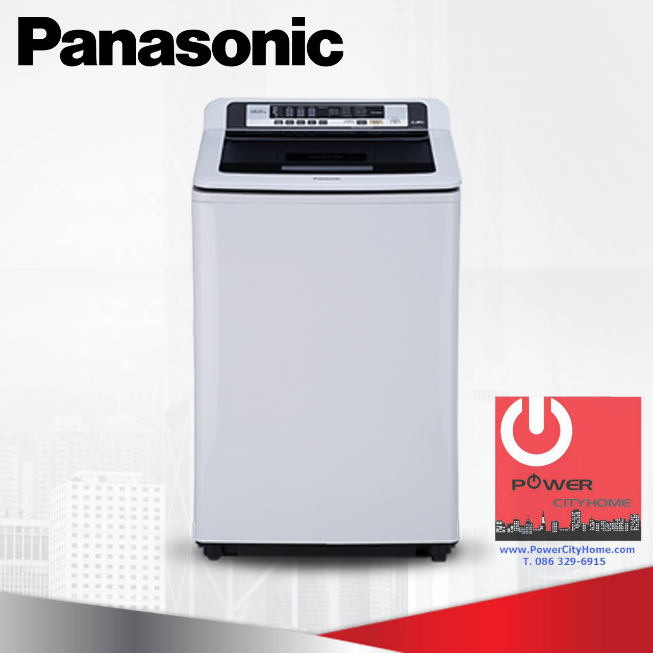 เครื่องซักผ้า Panasonic ฝาบน 15.0 กก. รุ่น NA-F150H3