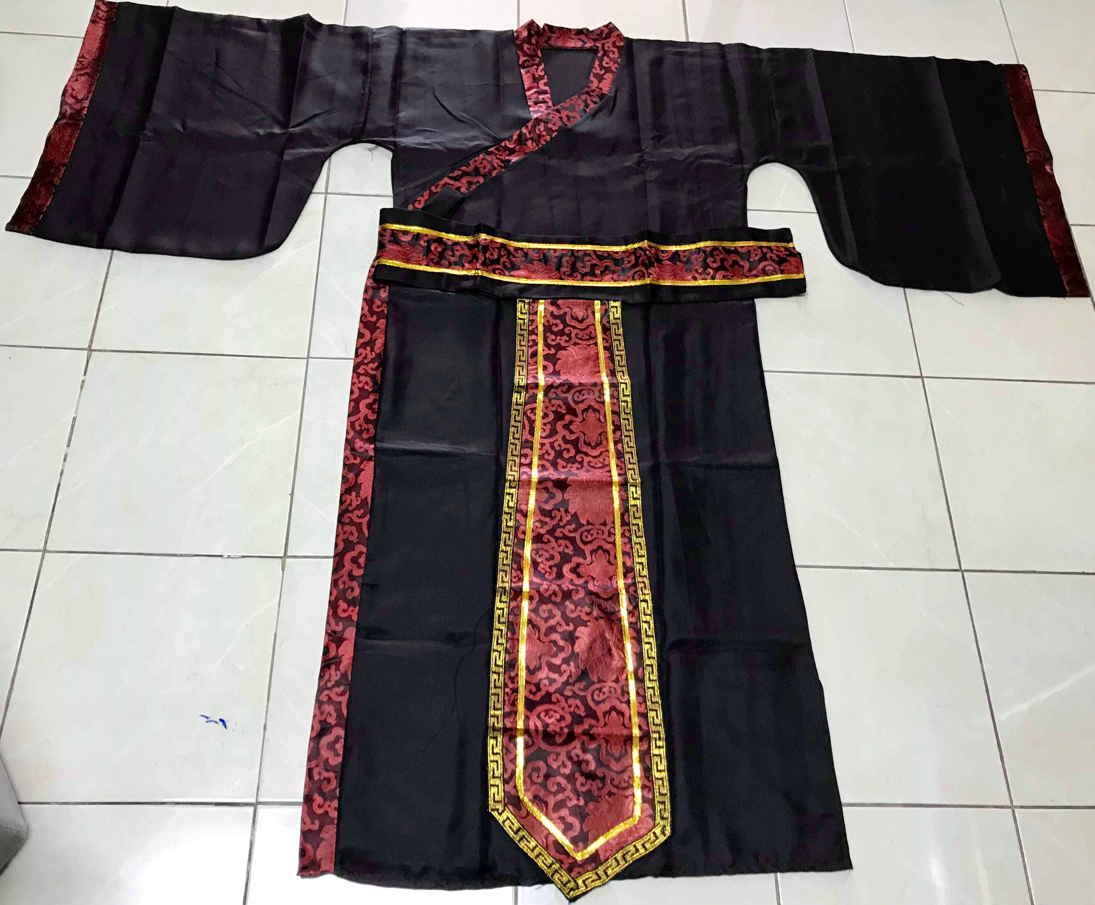 ชุดราชวงศ์ฉิน สีดำ รหัส UV 49 สินค้าพร้อมส่ง
