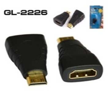 GLINK box.ตัวแปลง GL2226 HDMI (F) TO Mini HDMI Glink