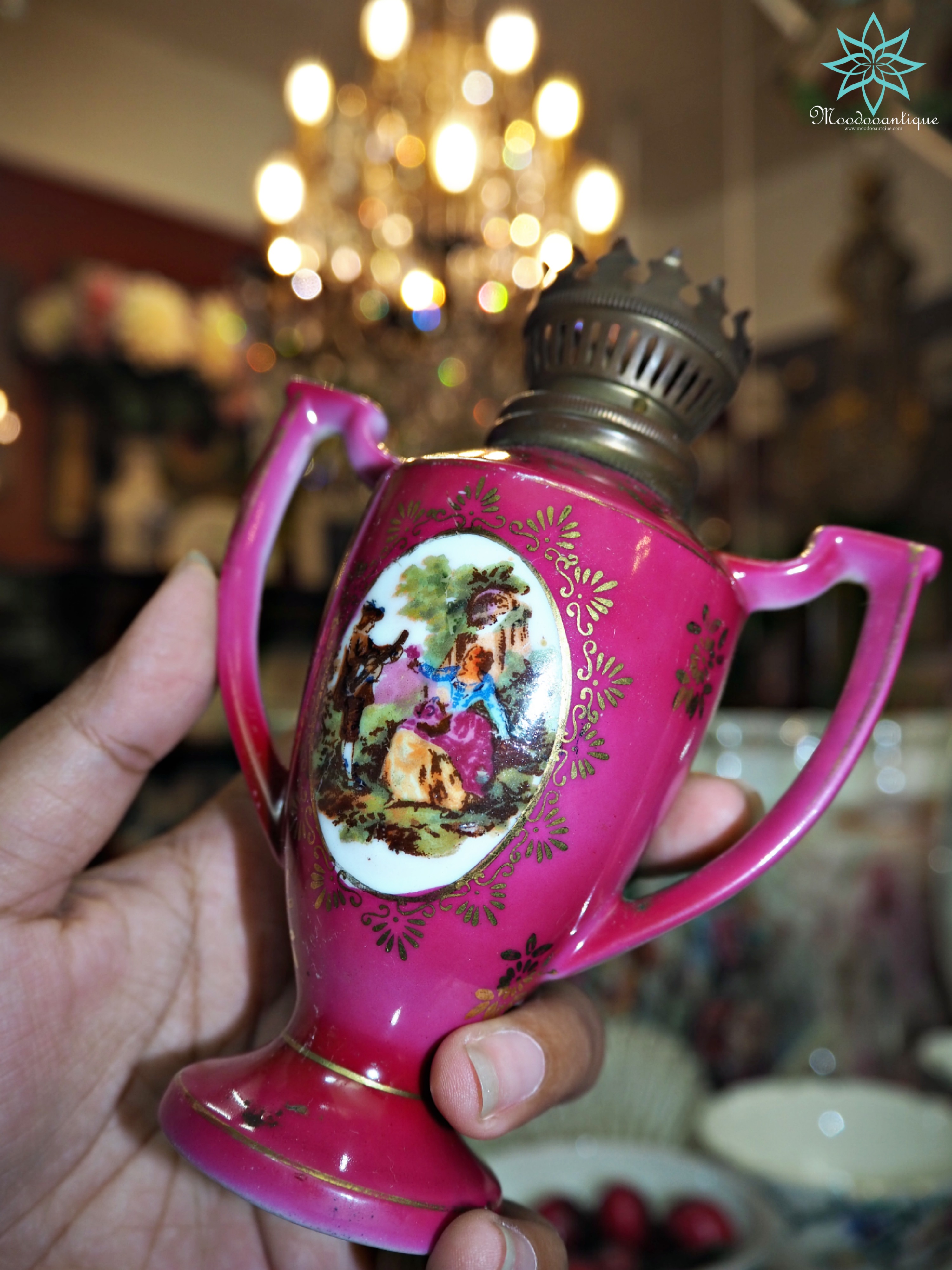 ตะเกียงแอนทีคใบเล็กจากตุรกี