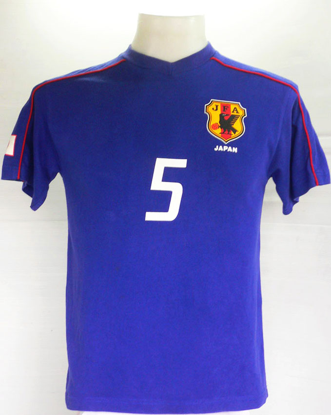เสื้อแฟนคลับทีมชาติญี่ปุ่น JUNICHI INAMOTO No.5 WORLD CUP 2002