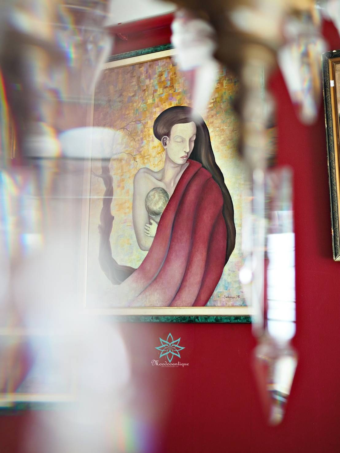 Abstract painting Oil on canvas