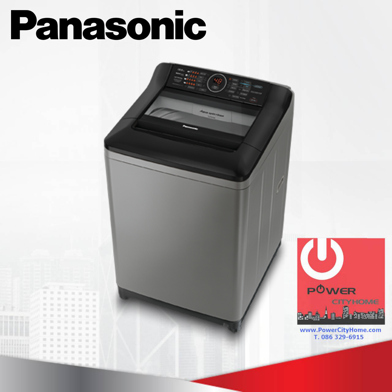 เครื่องซักผ้า Panasonic ฝาบน 13.5 กก. รุ่น NA-F135A6DRC