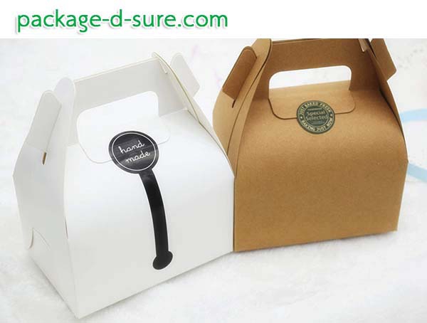 โปรโมชั่น//กล่องหูหิ้ว ไซส์เล็ก 11.5x8x6 กระดาษคราฟ