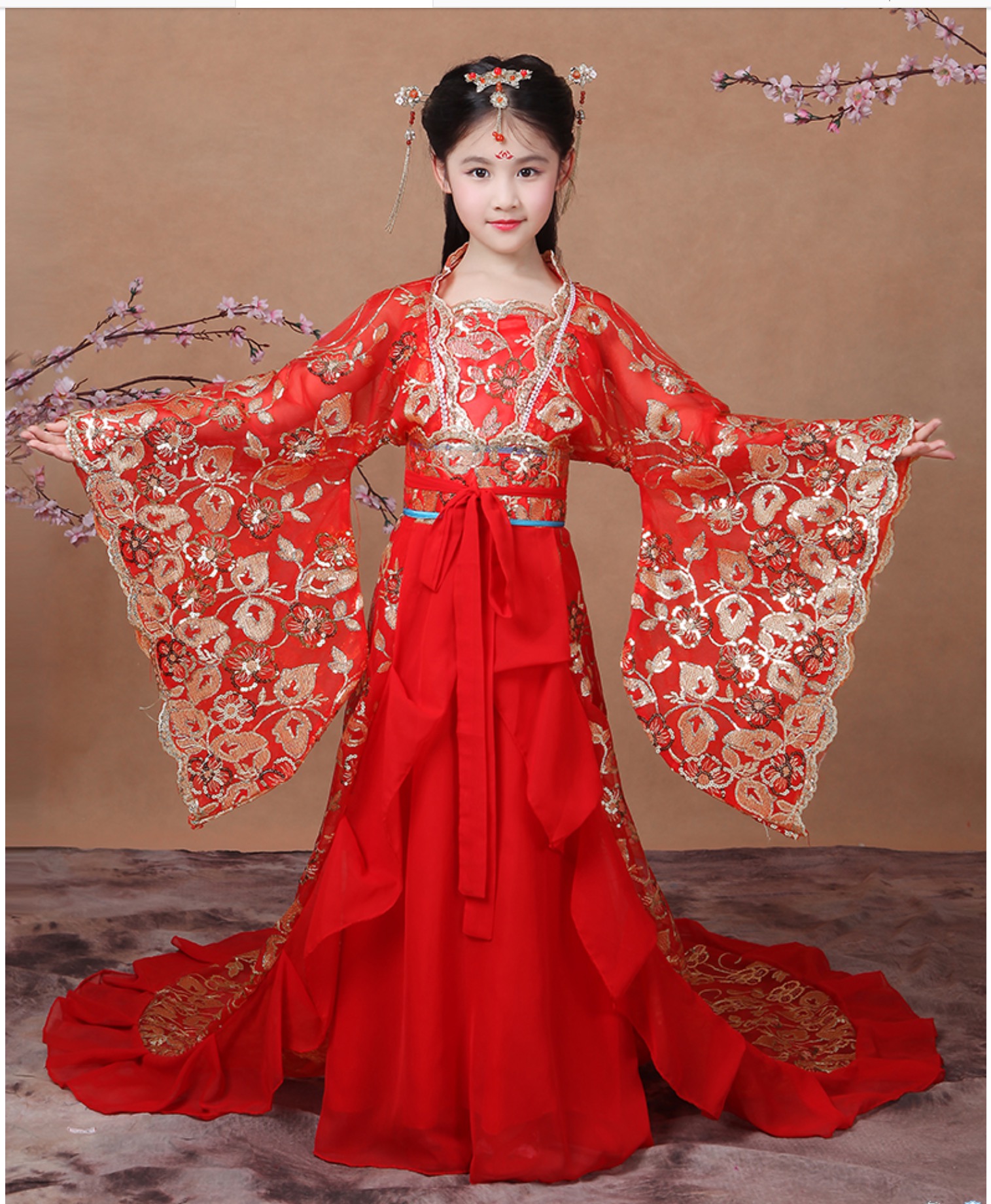 ชุดจีนเด็ก รหัส C126 สินค้าพร้อมส่ง