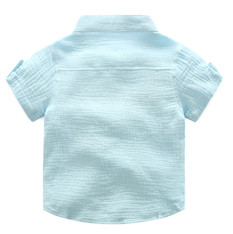 เสื้อเชิ้ตเด็กแขนสั้น Size 100