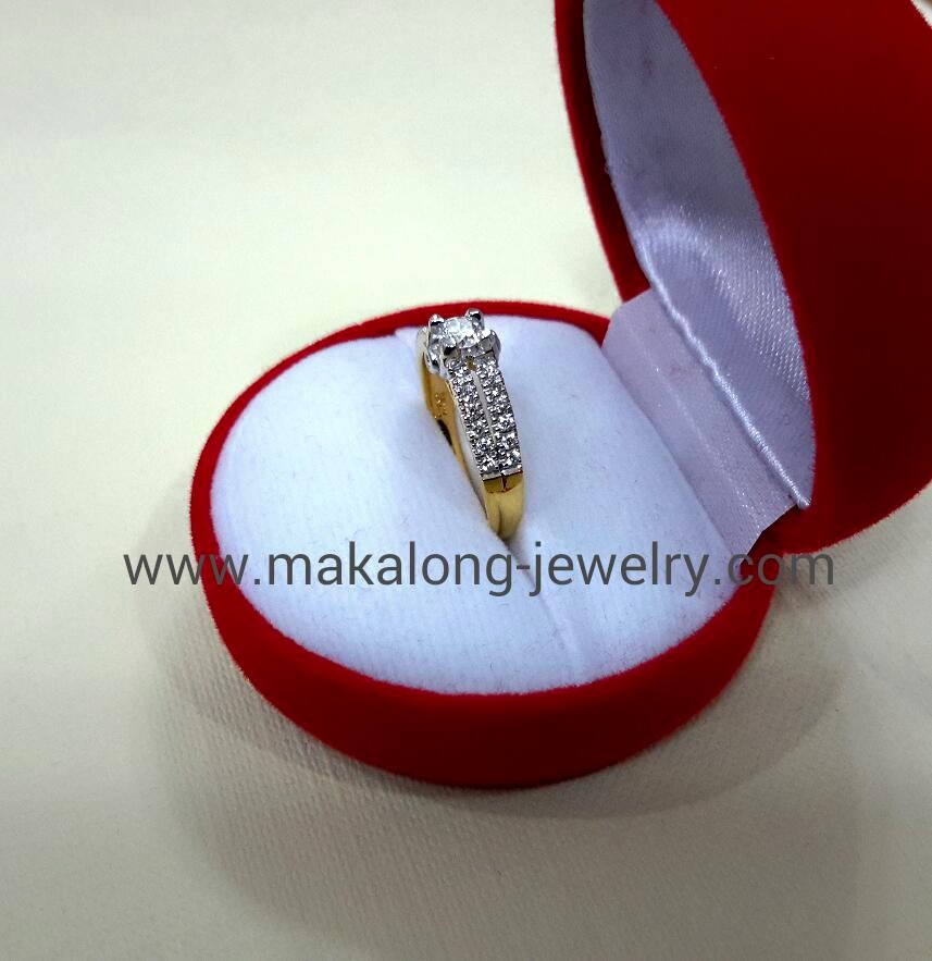 แหวนเพชรแท้รวม 0.57 cts