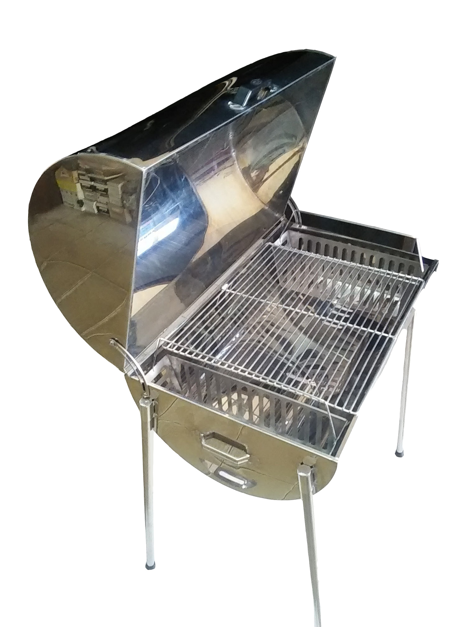 เตาอบสแตนเลสไร้ควัน ชายใหญ่ ขนาด 73 ซม.