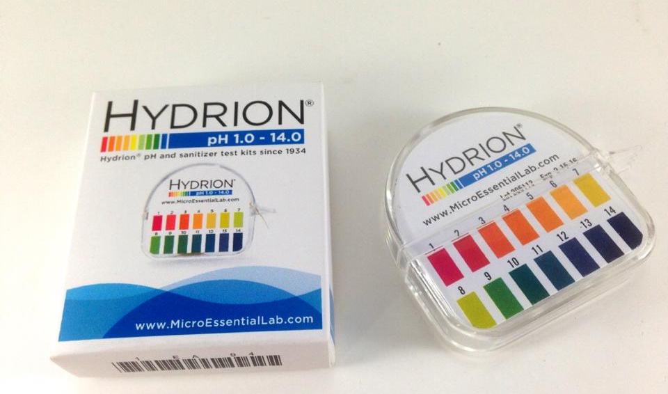 กระดาษวัดph คลอรีน ไอโอดีน Hydrion