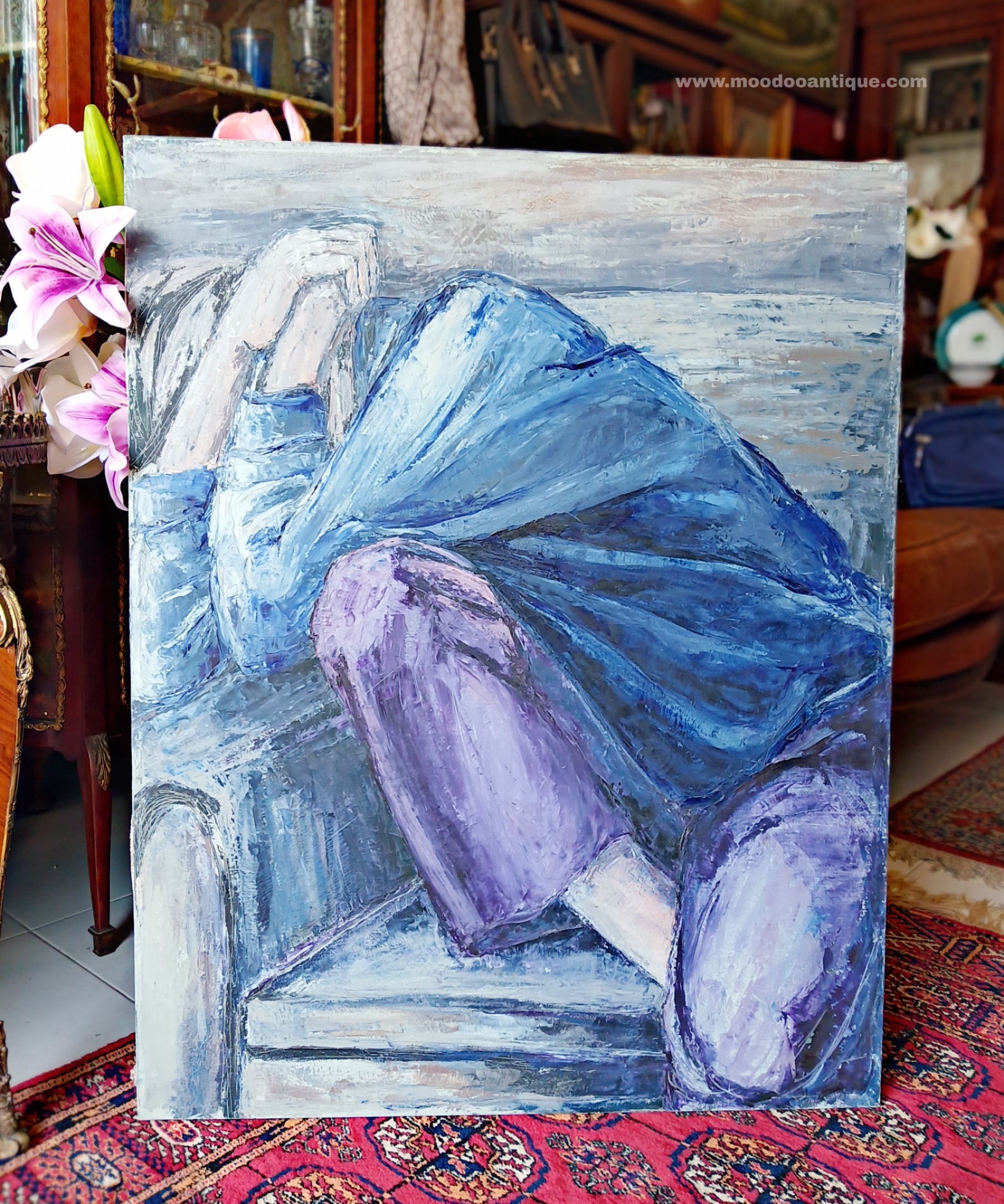 ภาพวาดสีน้ำมันบนผ้าใบ ศิลปินต่างประเทศ