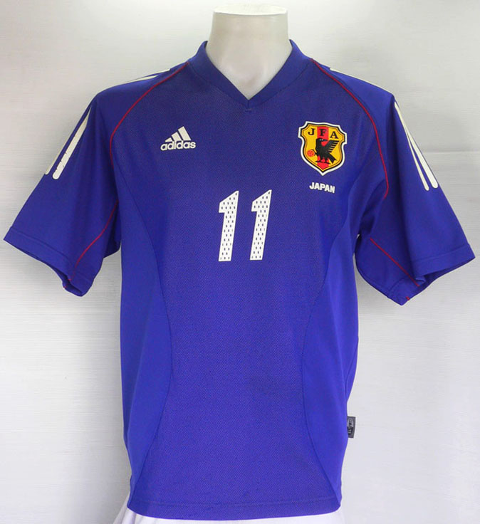เสื้อฟุตบอล ADIDAS WORLD CUP 2002 HOME ทีมชาติญี่ปุ่น No.11 Takayuki Suzuki ไซส์ L รอบอก 44 นึ้ว