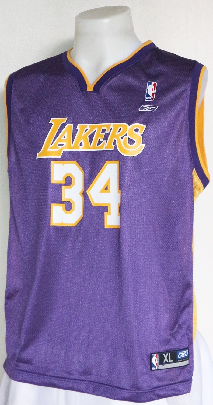 เสื้อบาสเกตบอล NBA Los Angeles Lakers ของ Shaquille O'Neal
