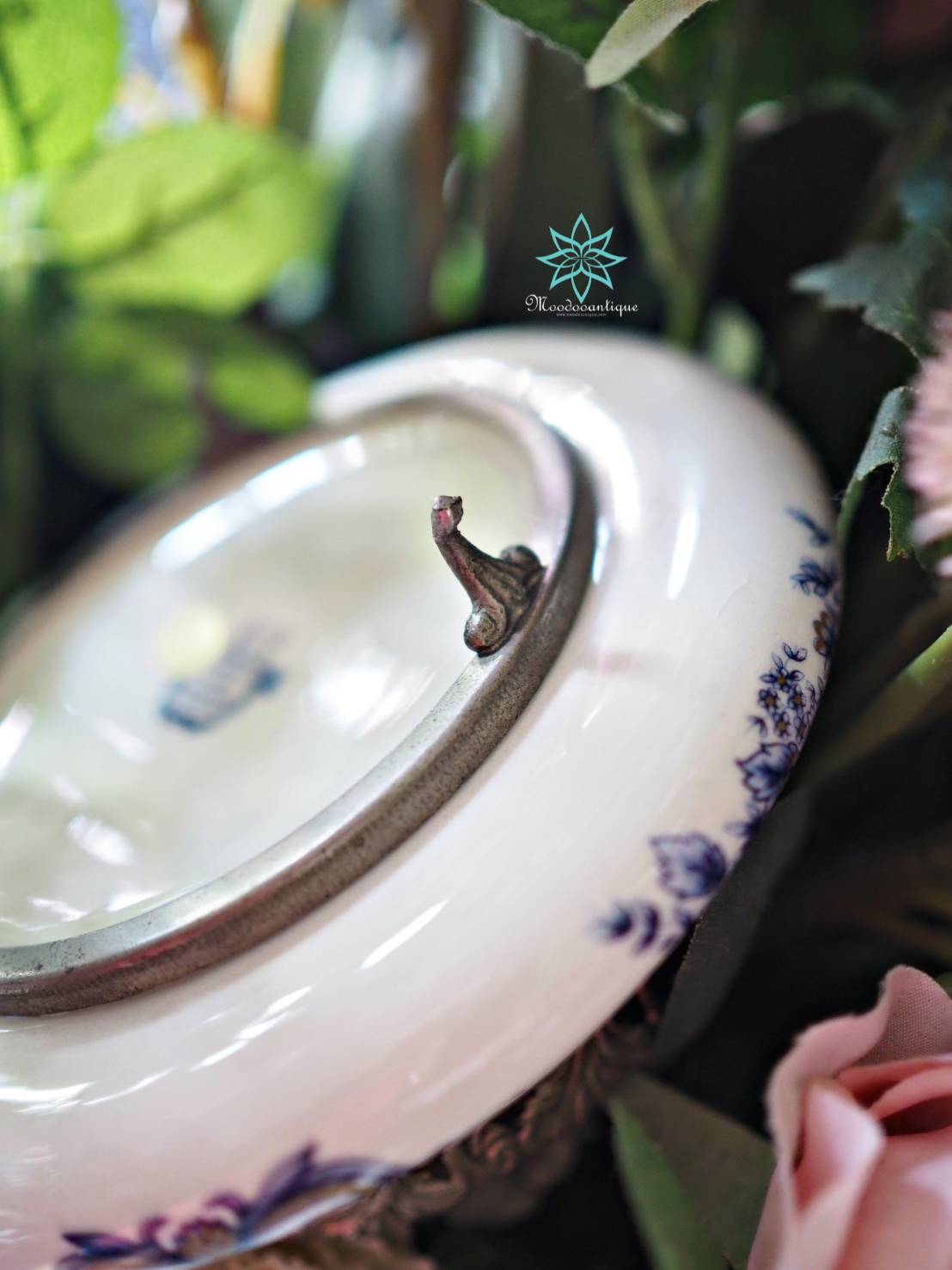 ที่เขียบุหรี่ขอบเงินอังกฤษ