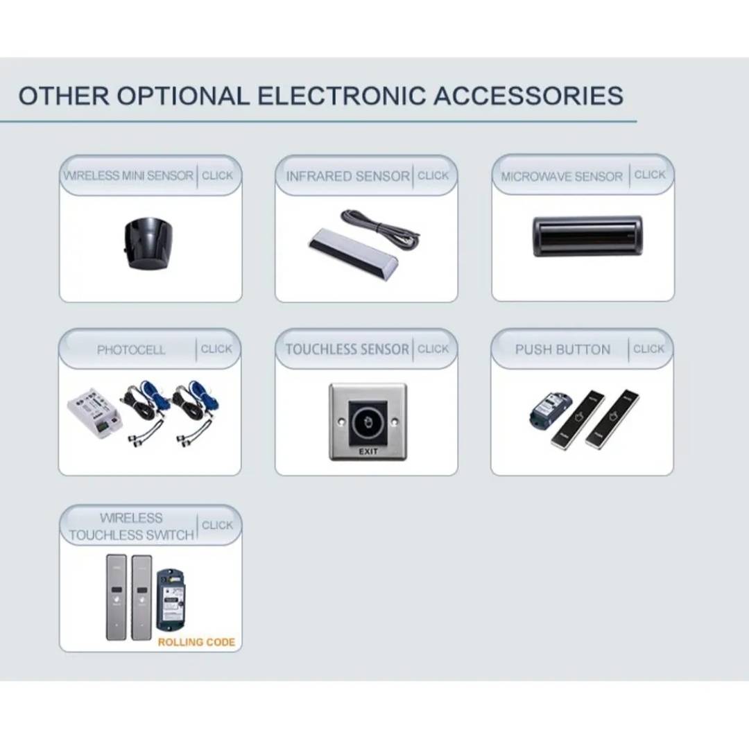 ประตูอัตโนมัติราคาพร้อมติดตั้ง Auto Door ประตูออโต้ ชุดรางเลื่อน บานเลื่อนอัตโนมัติ Single door - CASA2