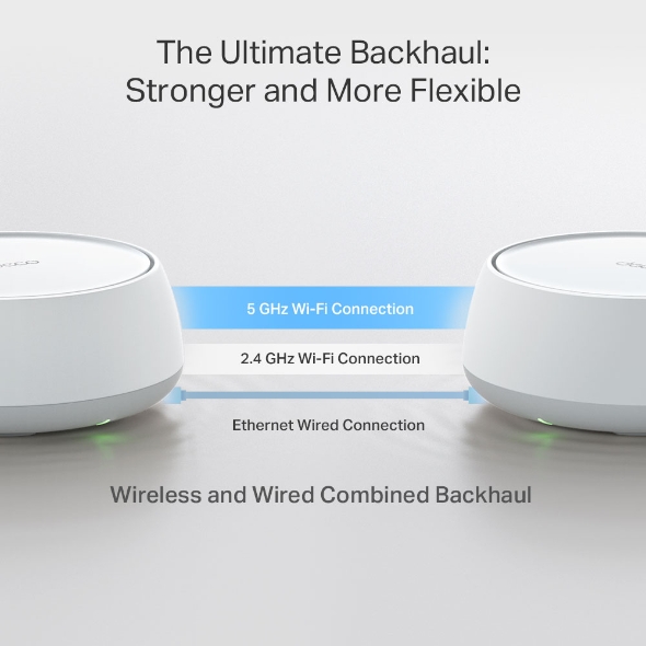 Deco BE25(2-Pack) BE5000 Whole Home Mesh Wi-Fi 7 System