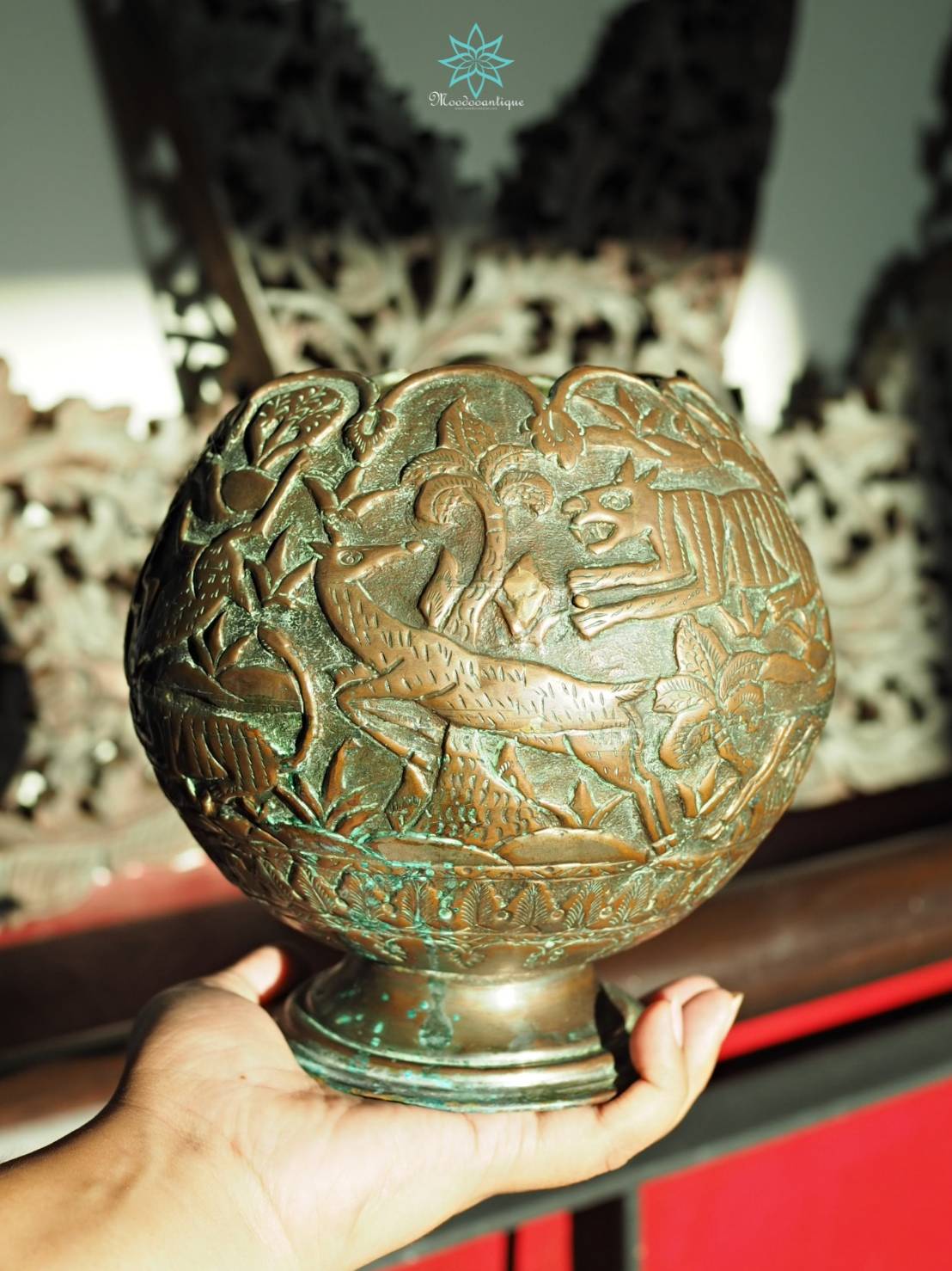 โถเปอร์เซีย ทองแดงแท้