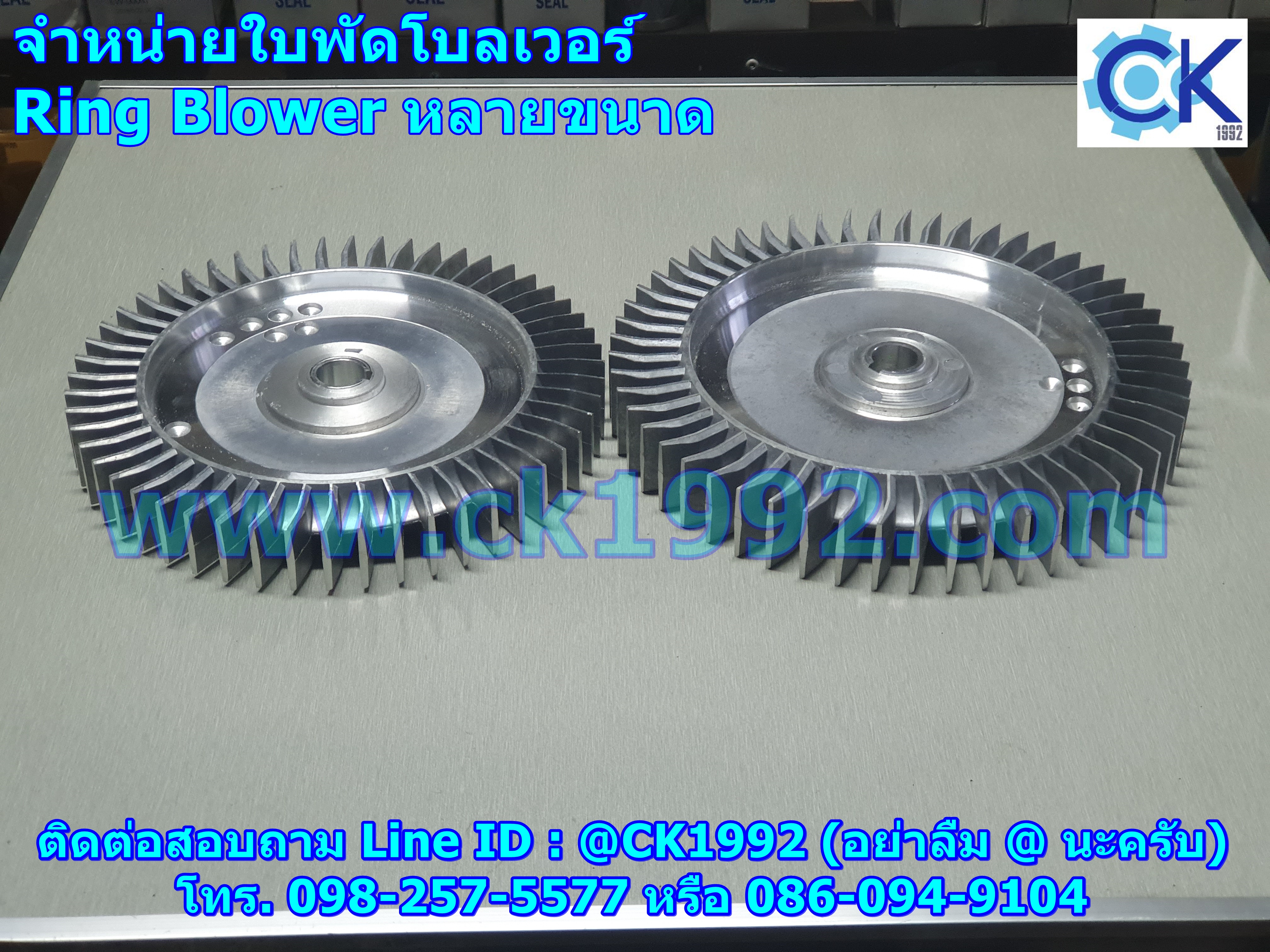 จำหน่ายใบพัดโบลเวอร์ (Ring Blower) ทุกไซค์ ทุกขนาด