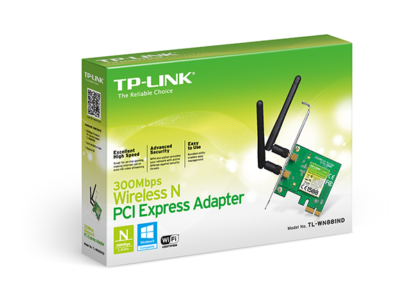 TL-WN881ND 300Mbps Wireless N PCI Express Adapter