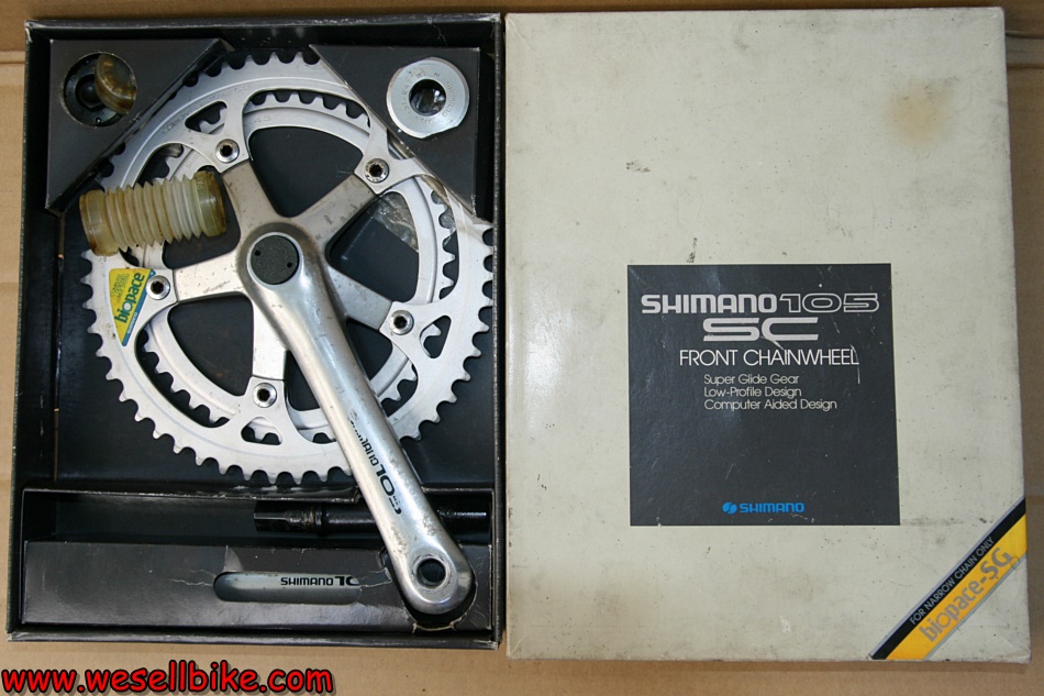 จานหน้า Shimano 105 Biopace