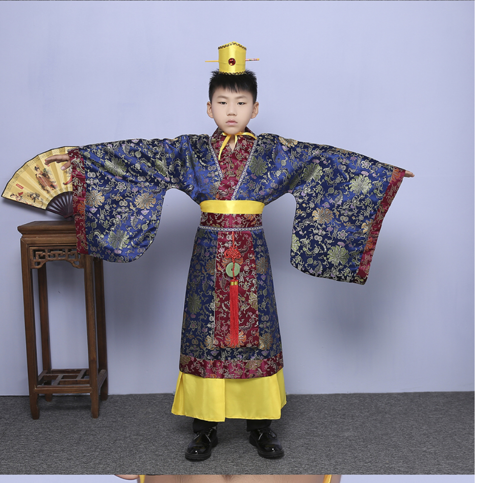 ชุดจักรพรรดิเด็ก สีน้ำเงิน รหัส BB 80