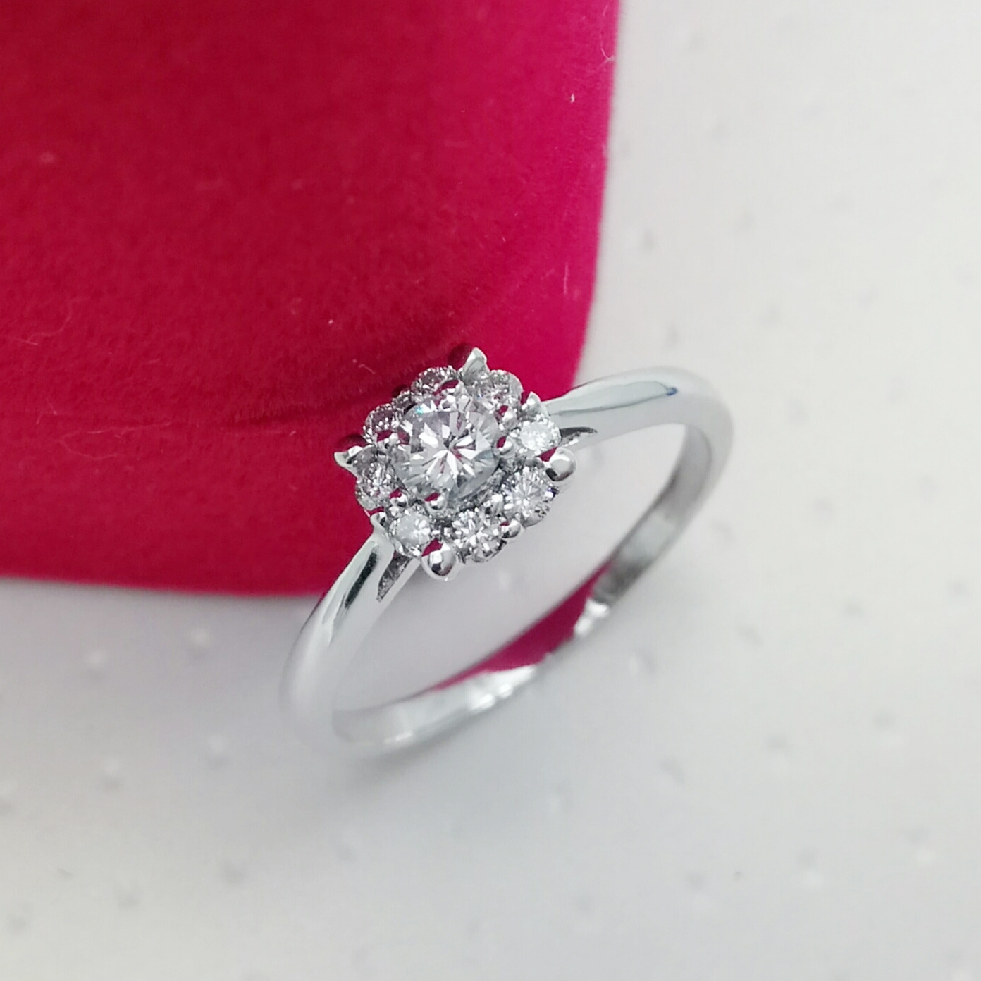 แหวนเพชรแท้รวม 0.16 cts