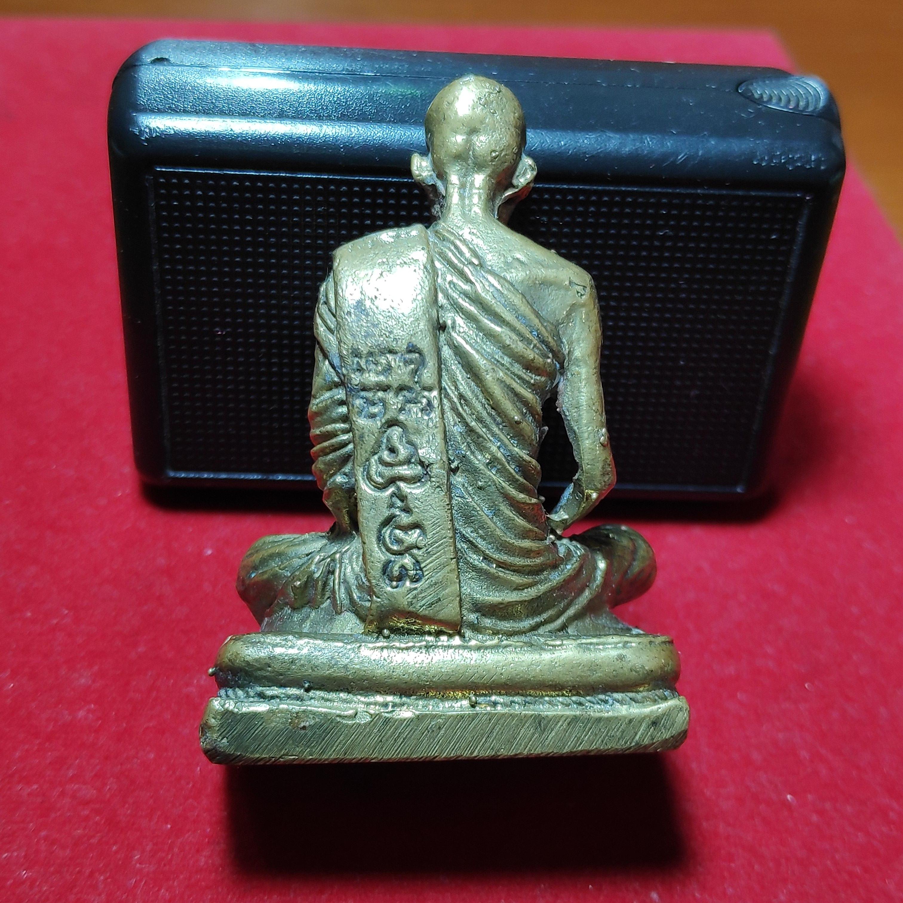 รูปหล่อบูชาหน้าตัก1.5นิ้วหลวงพ่อเดิมวัดหนองโพสูง5เซ็นต์