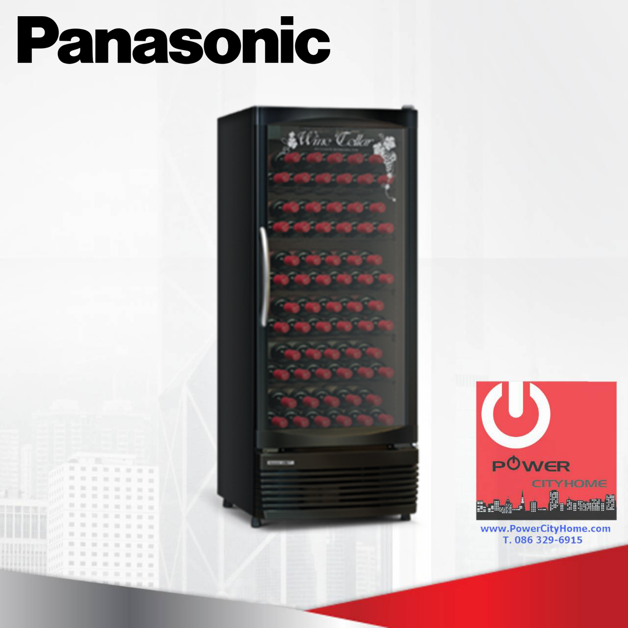 ตู้แช่ไวน์ Panasonic 72 ขวด รุ่น SBC-P729K