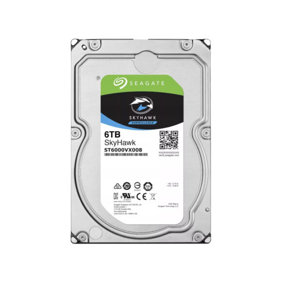 DHU-ST6000VX008 SkyHawk 6TB 5400RPM 256M SATA 6Gb/s RV (ป้ายขาว)