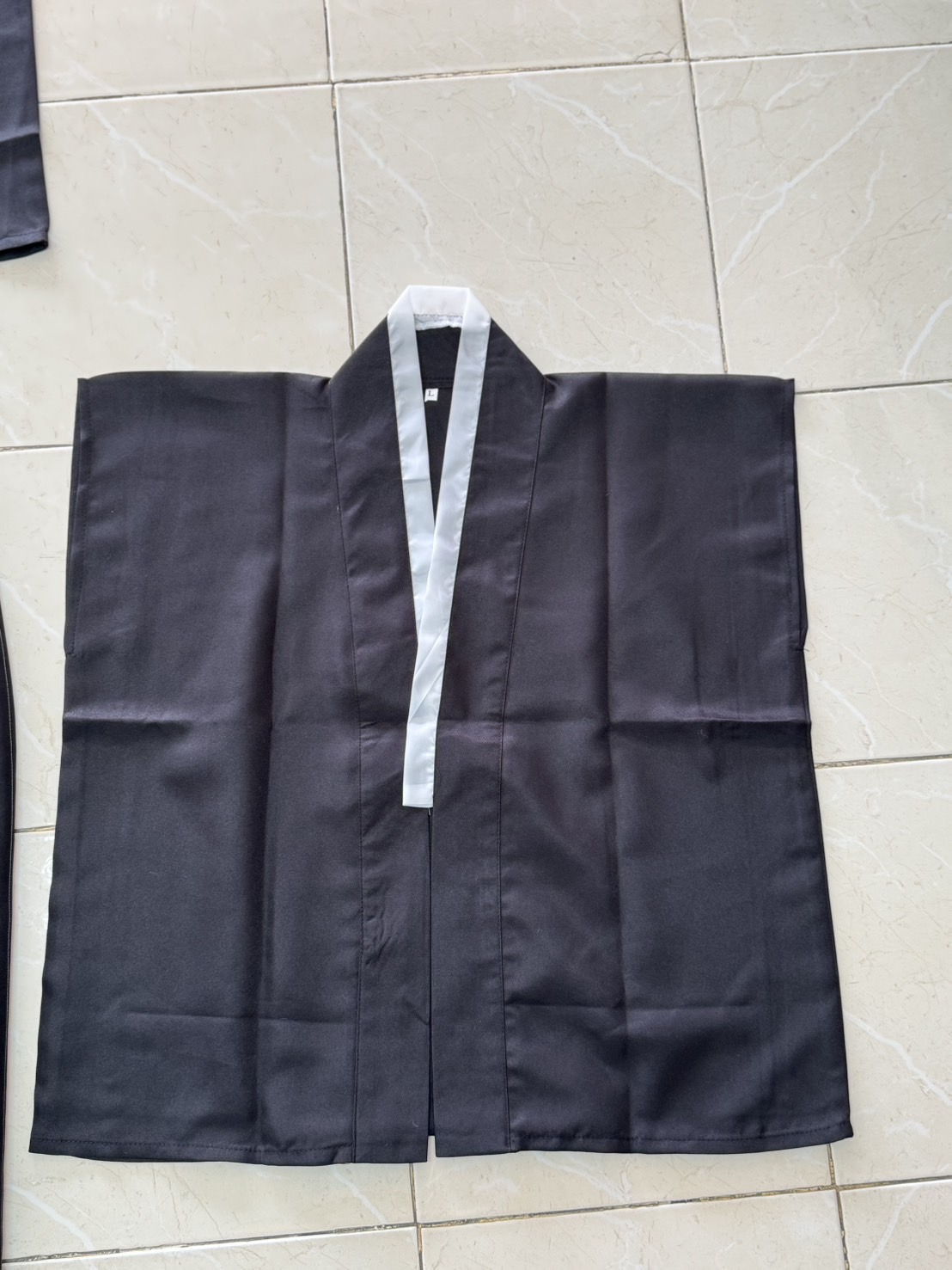 samuraiกิโมโน สีดำ