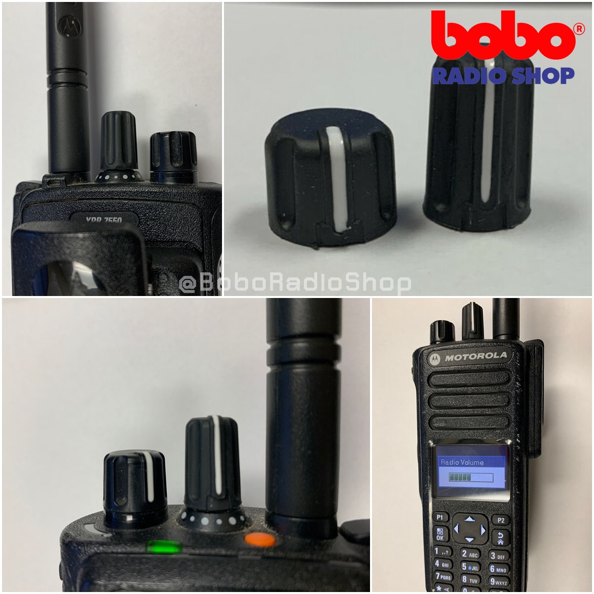 ลูกบิดสำหรับ Motorola XiR P8668i P8668 P8660