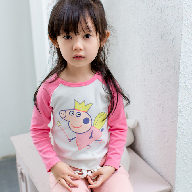 เสื้อยืดเด็กแขนยาว Size 100,110,120,130,140