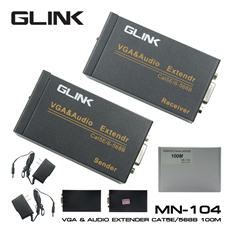 ตัวแปลงVGA to Lan รุ่น MN104 ระยะไกล VGA & Audio Extender User Manual 100m
