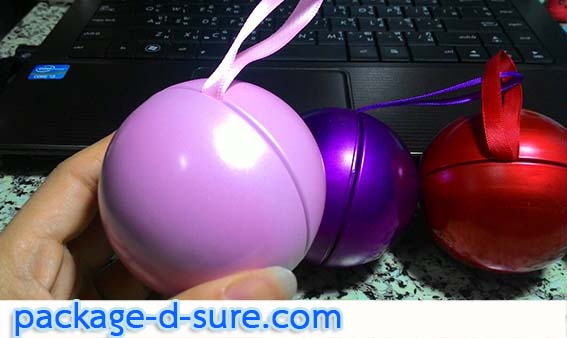 ลูกบอลดีบุก เส้นผ่านศูนย์กลาง 6.8 cm สีแดงสด