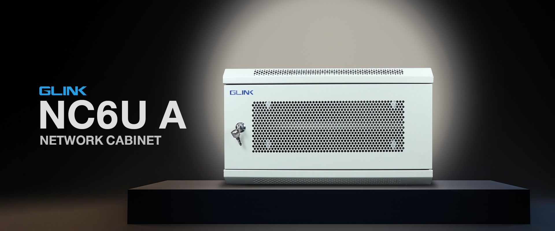 ตู้ RACK GLINK รุ่น NC6U ลึก 45 CM. (ขนาด 60x45x37cm) WHITE