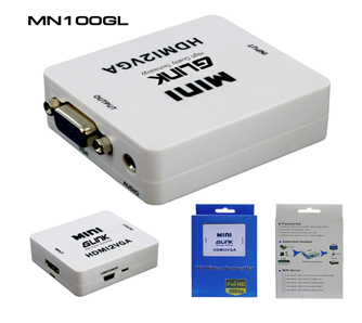GLINK box.ตัวแปลง Converter HDMI to VGA 'Glink'