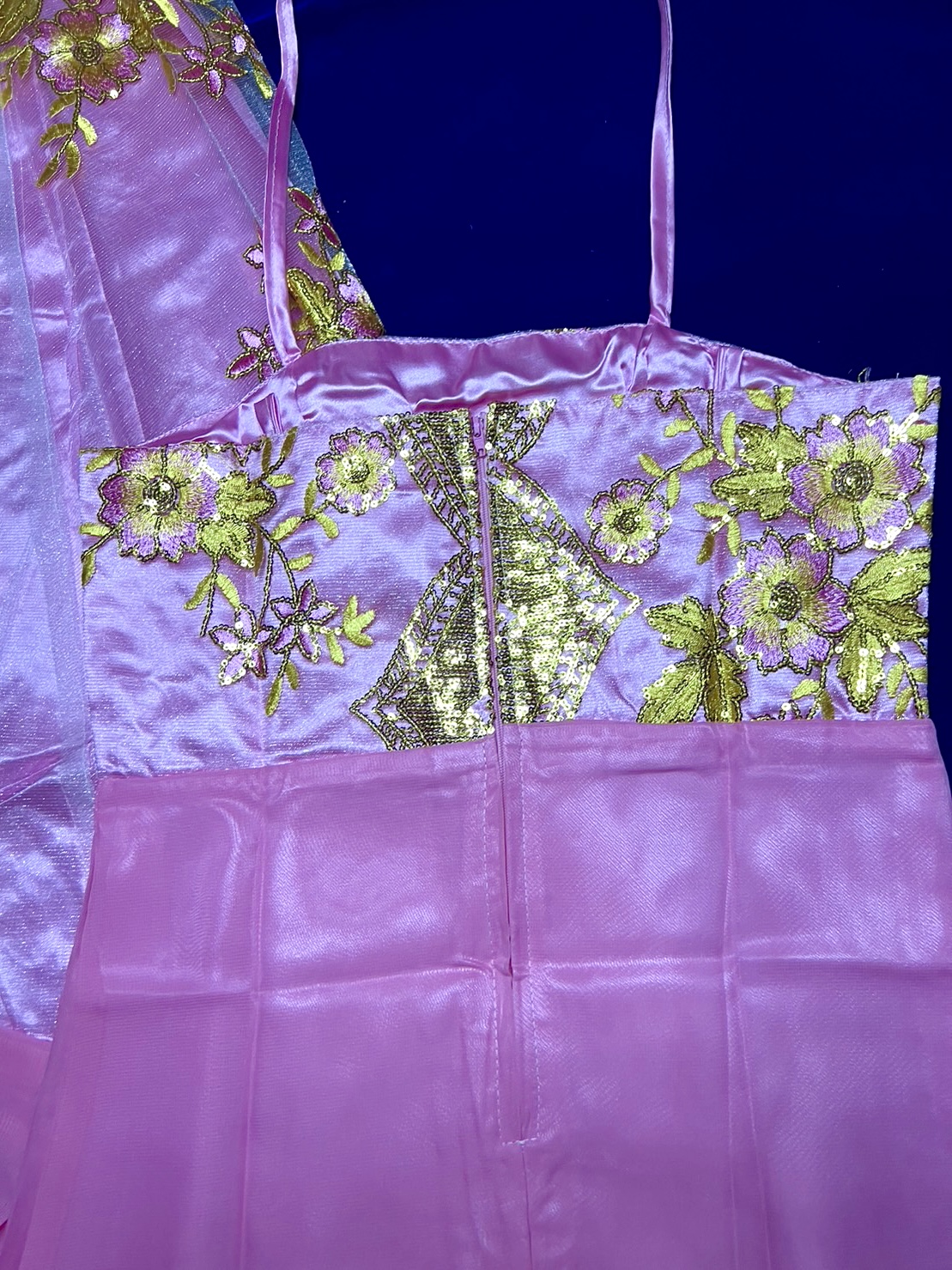 ลูกค้า จองเช่า #ชุดเจ้าหญิงฮั่นฝูสีแชมพู. รหัส FHN198 สินค้าพร้อมส่ง