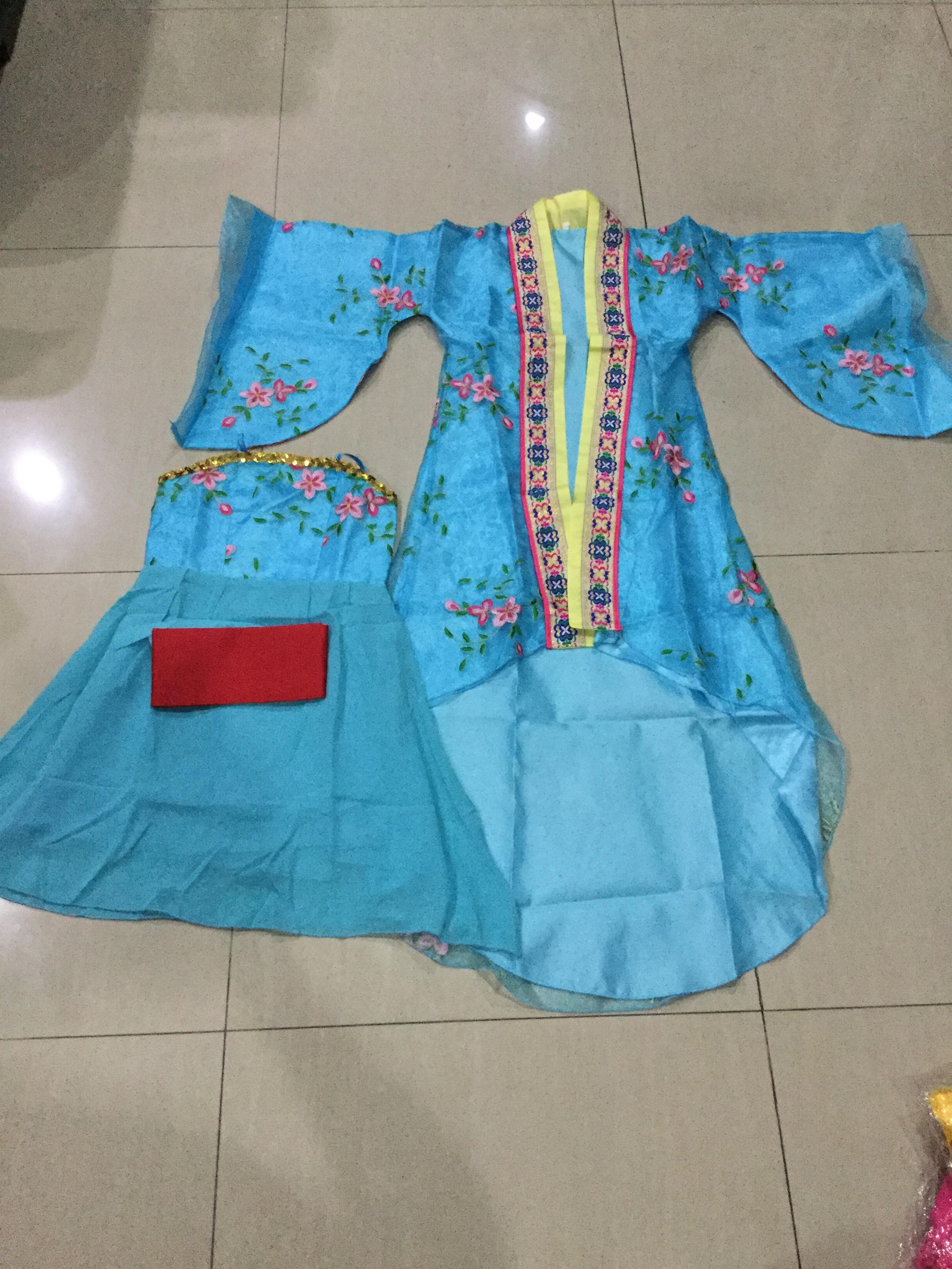 ชุดเจ้าหญิง สีฟ้า รหัส PIN 135สินค้าพร้อมส่ง